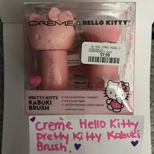 Hello Kitty Pink Kabuki Brush by Creme